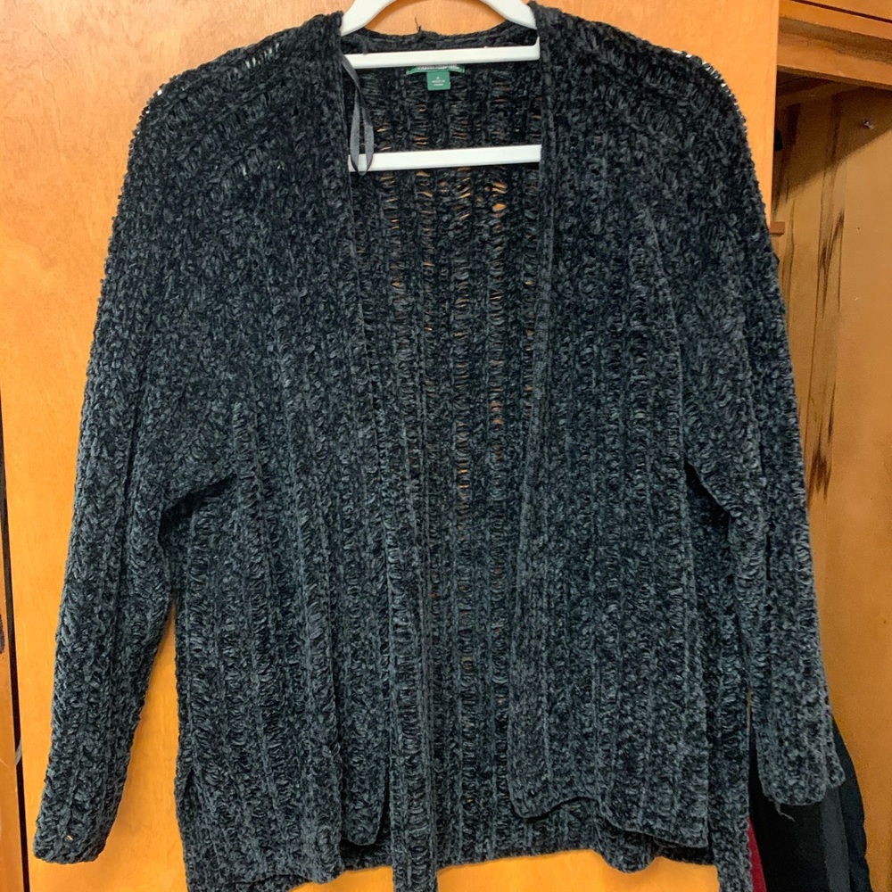 Chenille cardigan